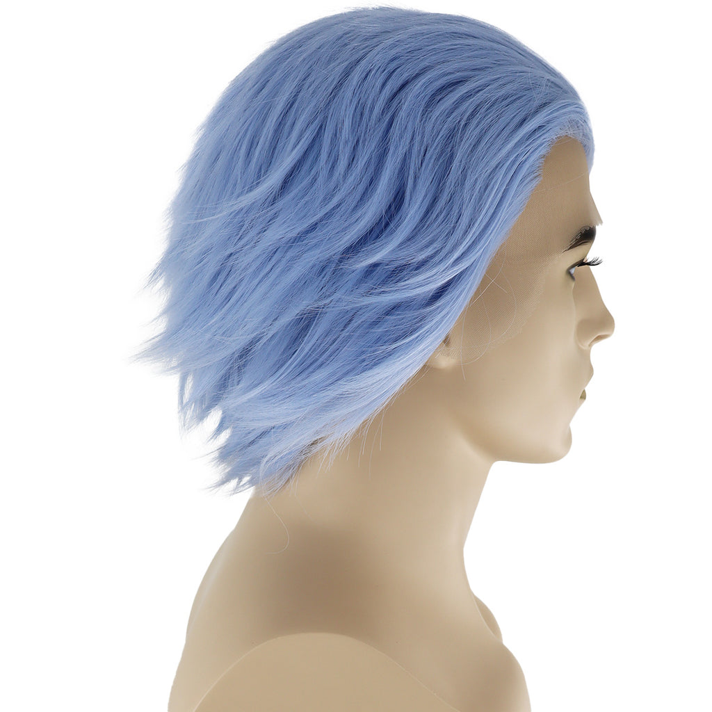 Epic Cosplay Hades Wig Ice Blue Side View Man