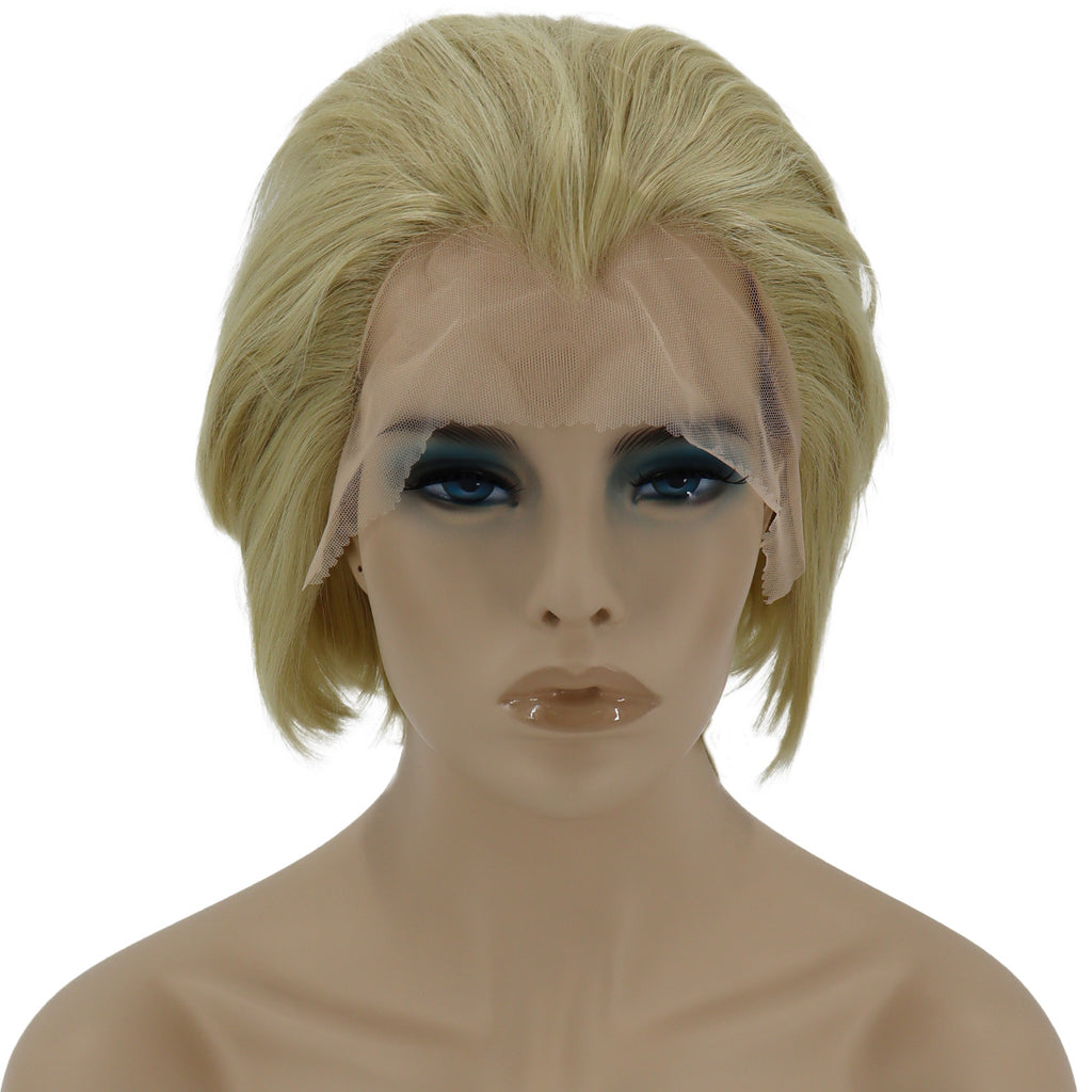 Epic Cosplay Hades Wig Natural Blond Front View Woman