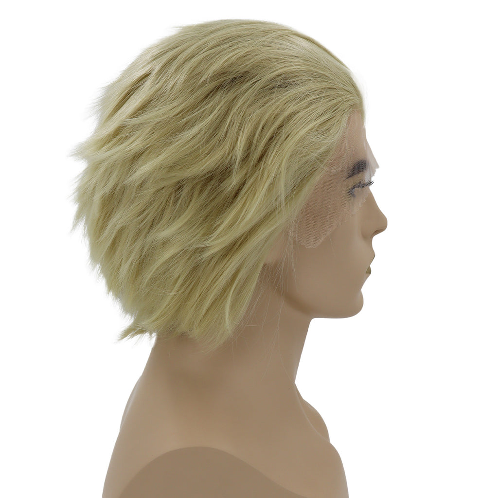 Epic Cosplay Hades Wig Natural Blond Side View Man