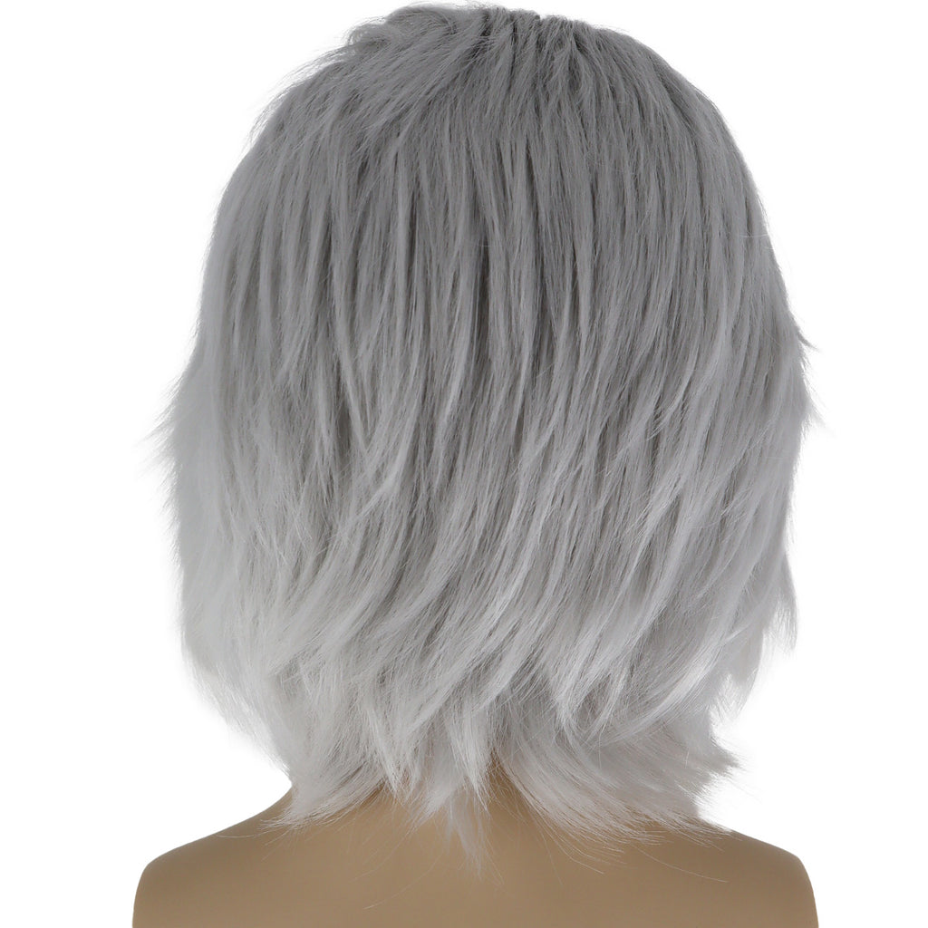 Epic Cosplay Hades Wig Silvery Grey Back View Man