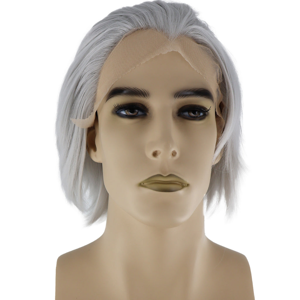 Epic Cosplay Hades Wig Silvery Grey Front View Man