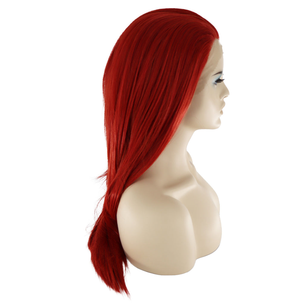 Epic Cosplay Hecate Wig Apple Red Mix Side View Woman