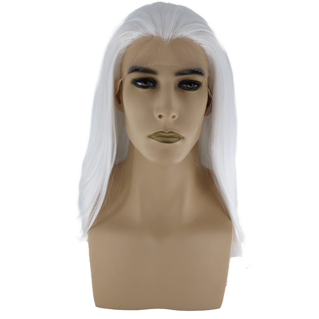 Epic Cosplay Hecate Wig Classic White Mix Front View Man