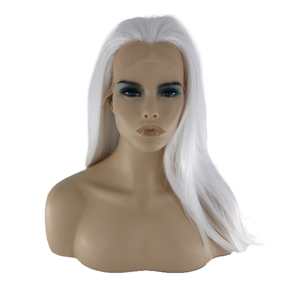 Epic Cosplay Hecate Wig Classic White Mix Front View Woman