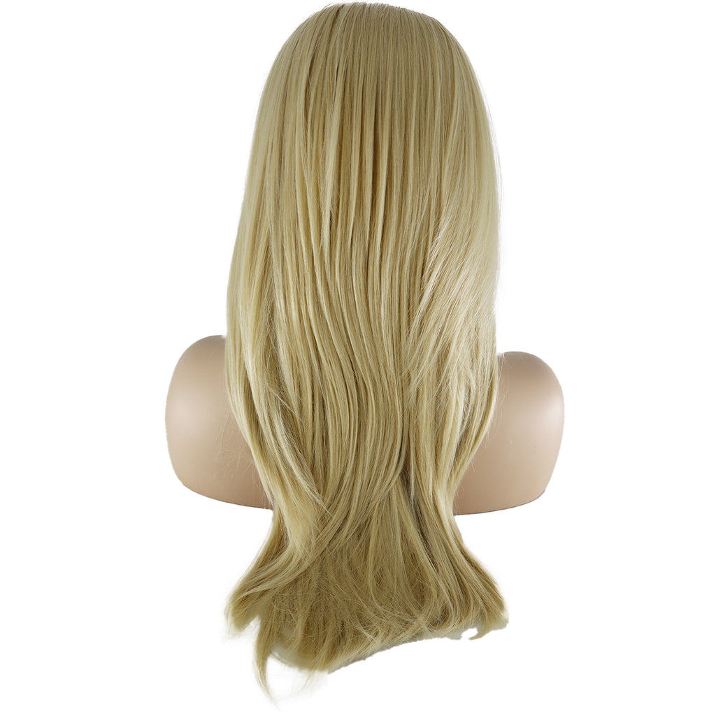 Epic Cosplay Hecate Wig Natural Blond Mix Back View Woman