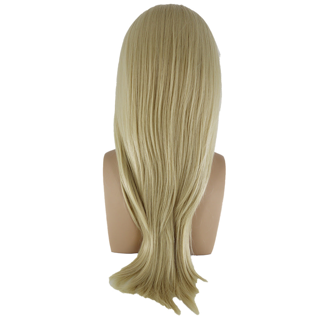 Epic Cosplay Hecate Wig Natural Blond Mix Back View Woman