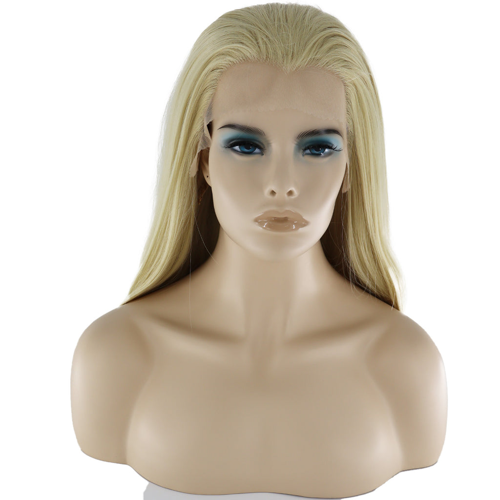 Epic Cosplay Hecate Wig Natural Blond Mix Front View Woman