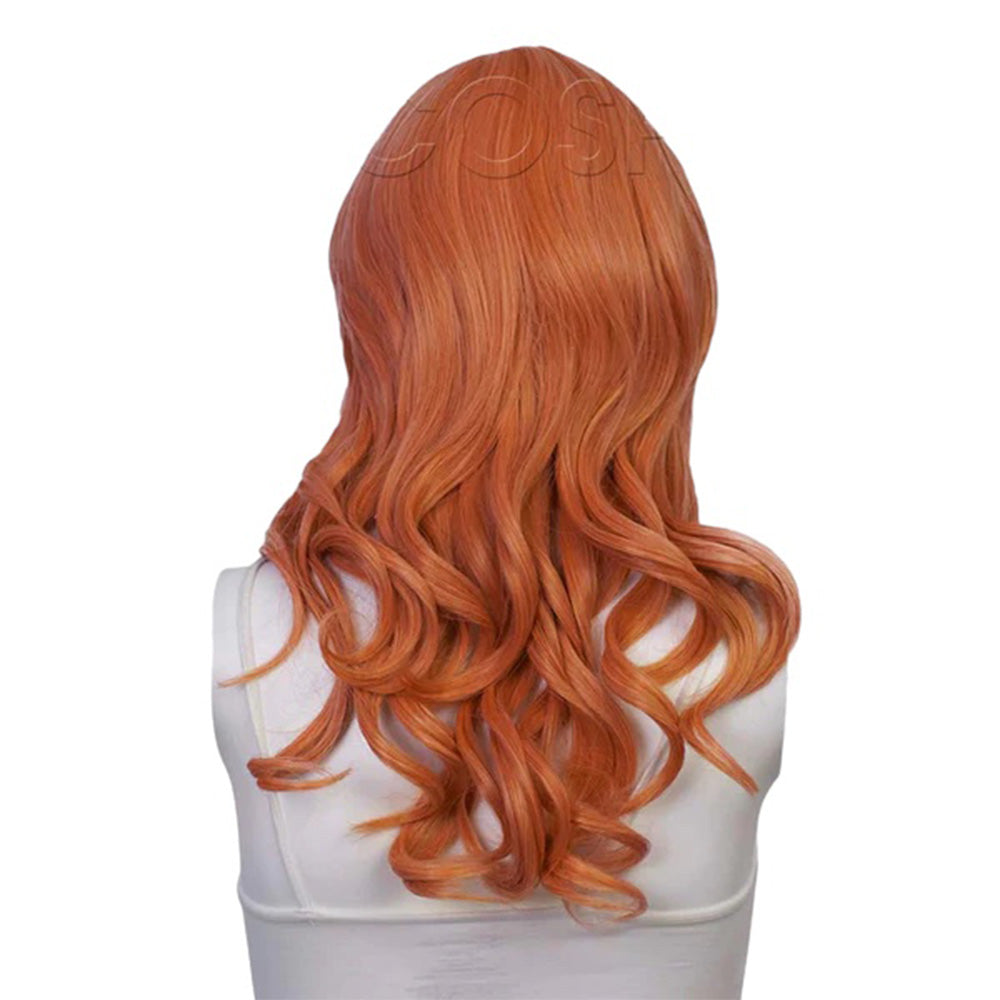 Epic Cosplay Hestia Wig Autumn Orange Back View