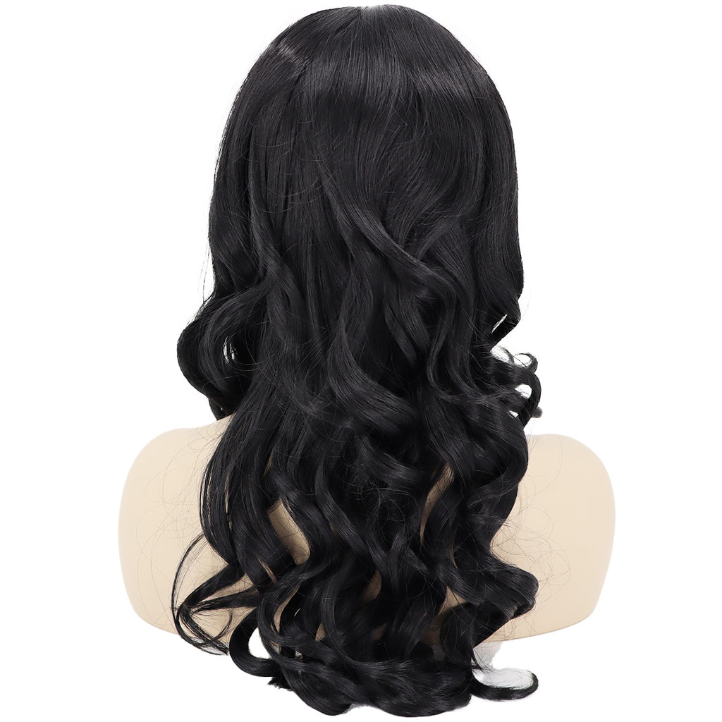 Epic Cosplay Hestia Wig Black Back View Woman