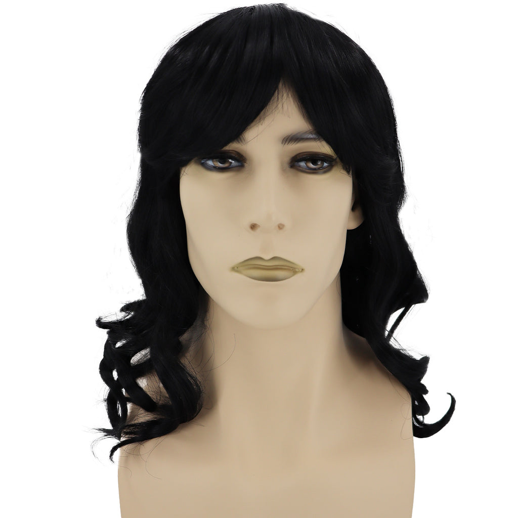 Epic Cosplay Hestia Wig Black Front View Man