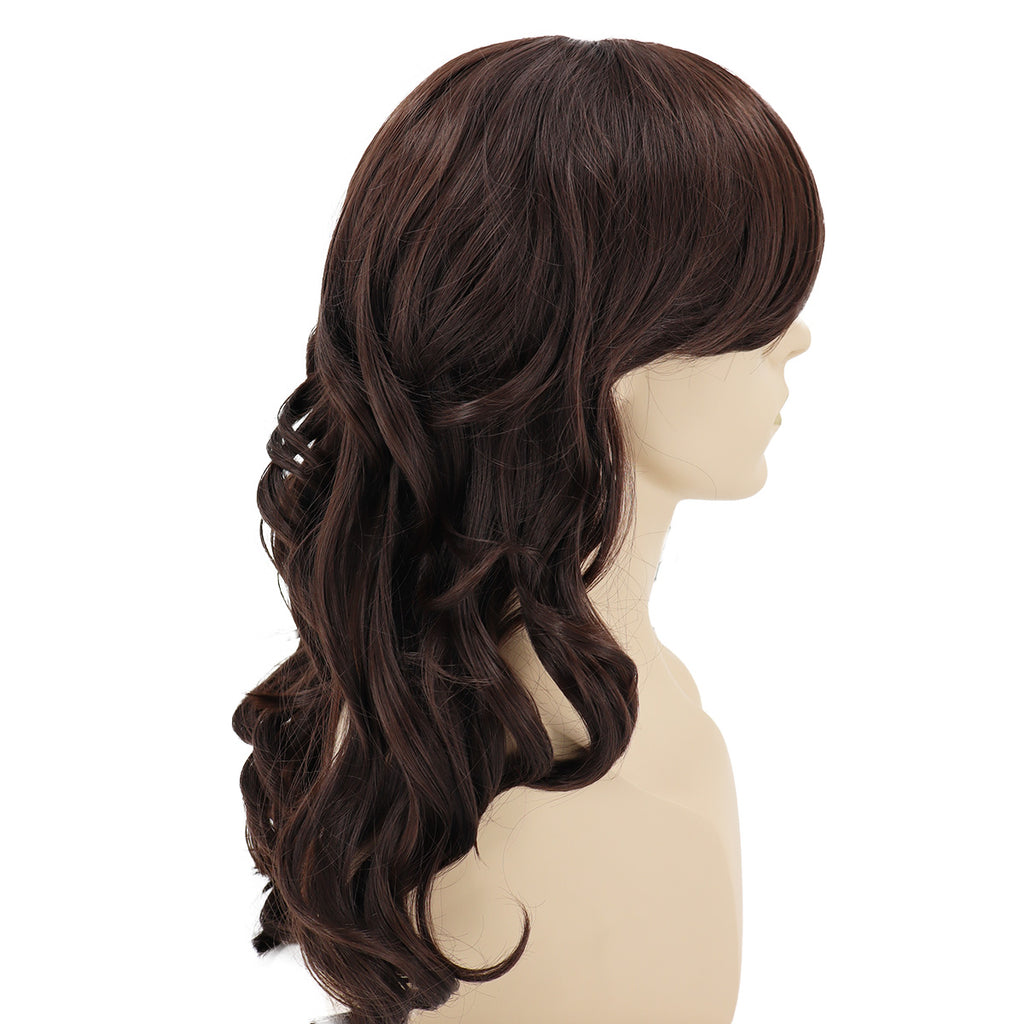 Epic Cosplay Hestia Wig Dark Brown Side View Man