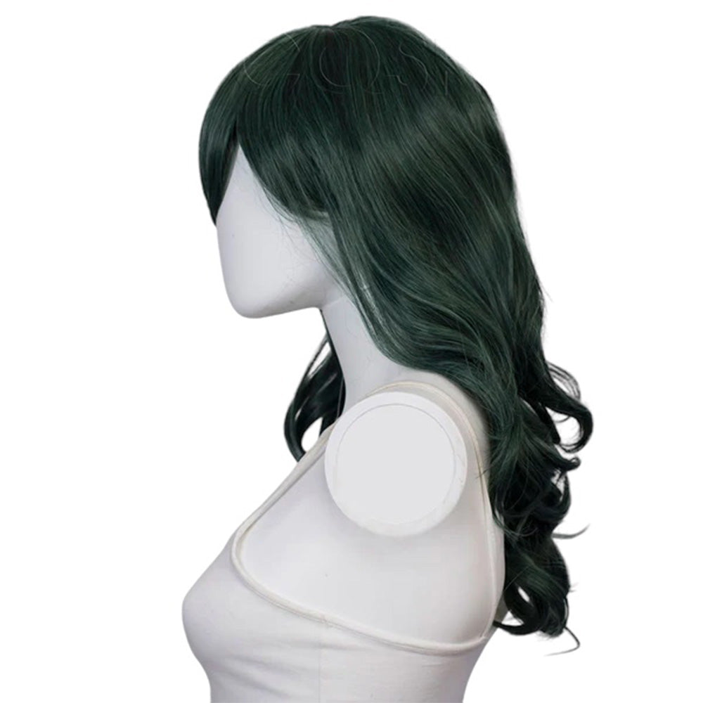 Epic Cosplay Hestia Wig Forest Green Side View