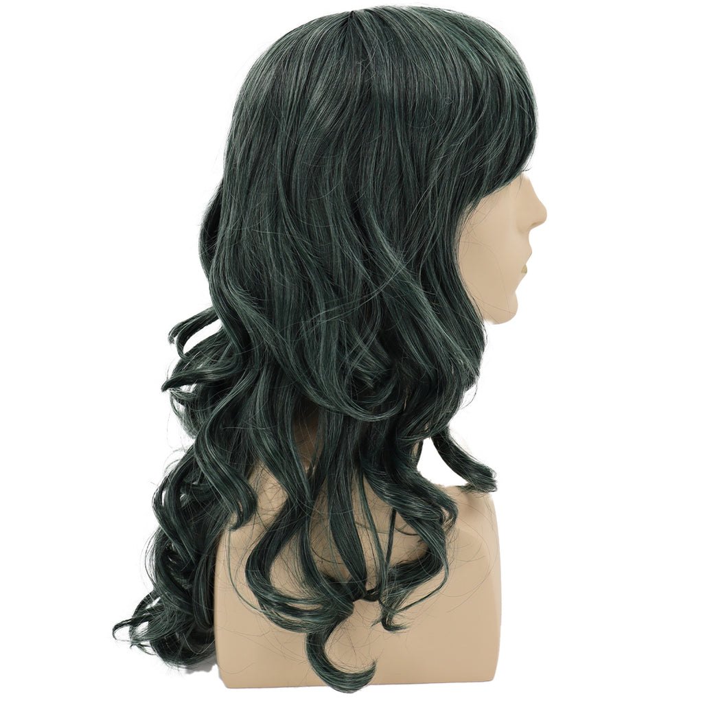 Epic Cosplay Hestia Wig Forest Green Mix Side View Man