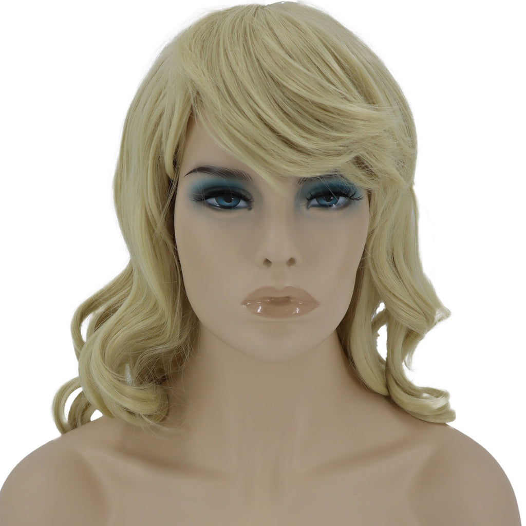 Epic Cosplay Hestia Wig Natural Blond Front View Woman