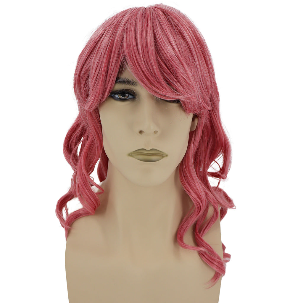 Epic Cosplay Hestia Wig Princess Pink Mix Front View Man