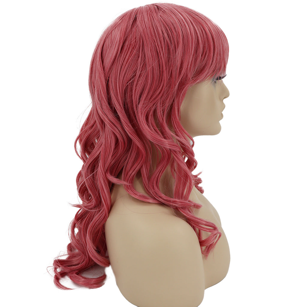 Epic Cosplay Hestia Wig Princess Pink Mix Side View Woman