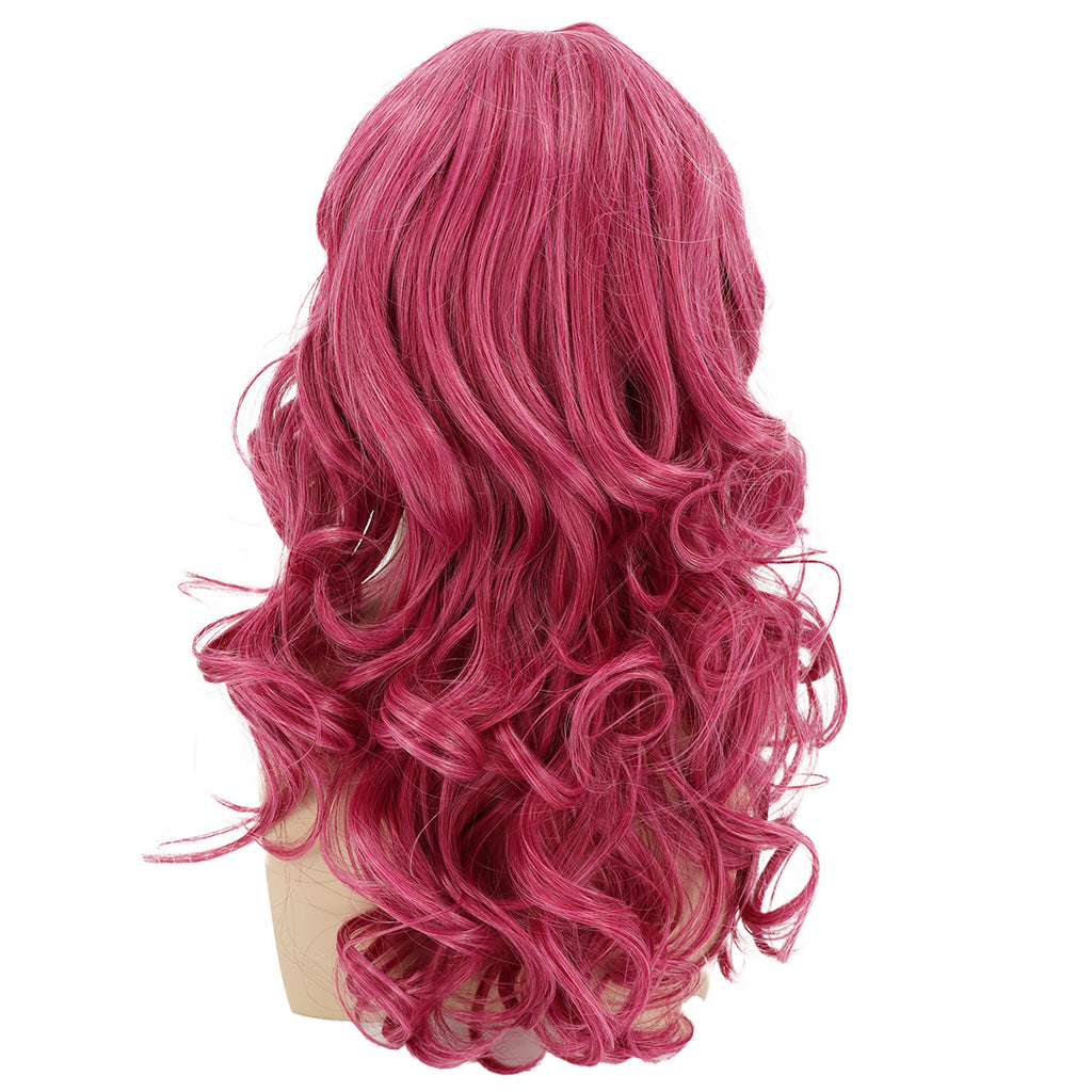 Epic Cosplay Hestia Wig Raspberry Pink Mix Back View Man