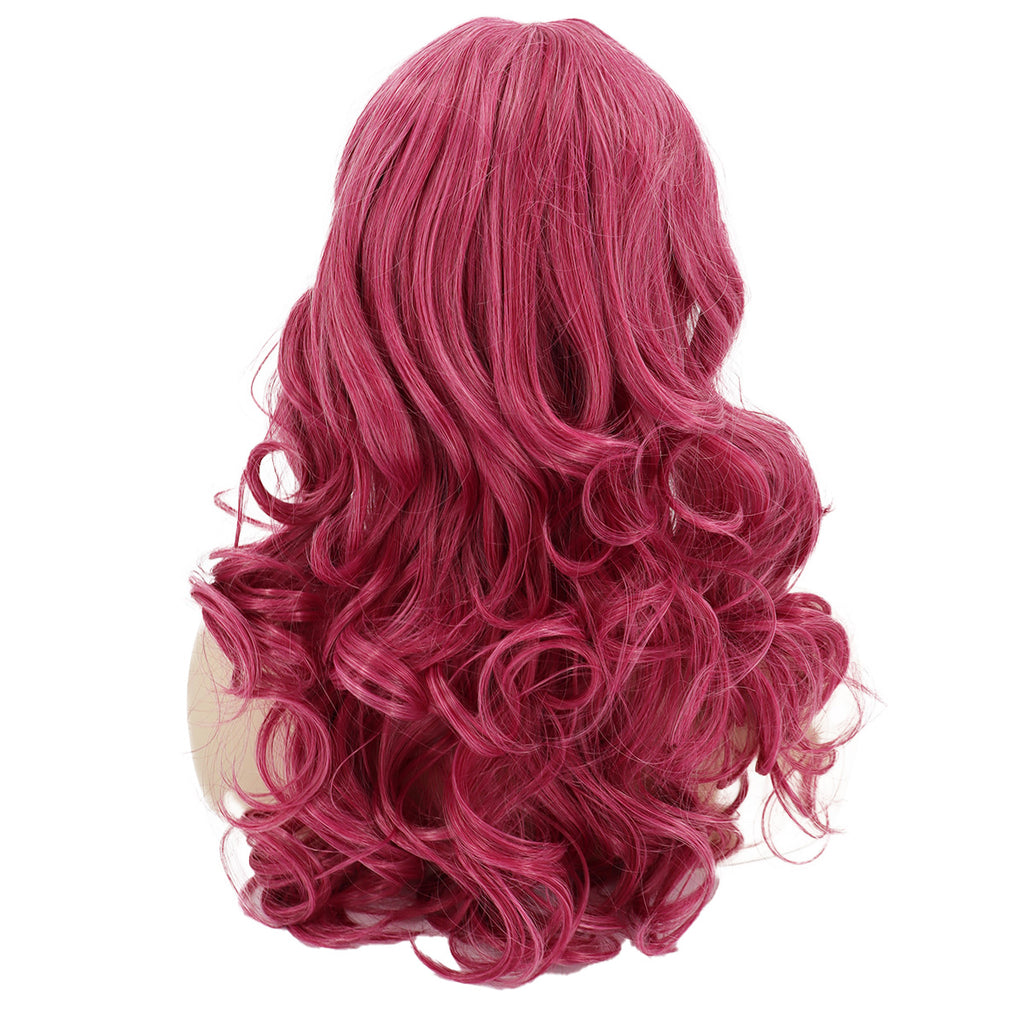 Epic Cosplay Hestia Wig Raspberry Pink Mix Back View Woman