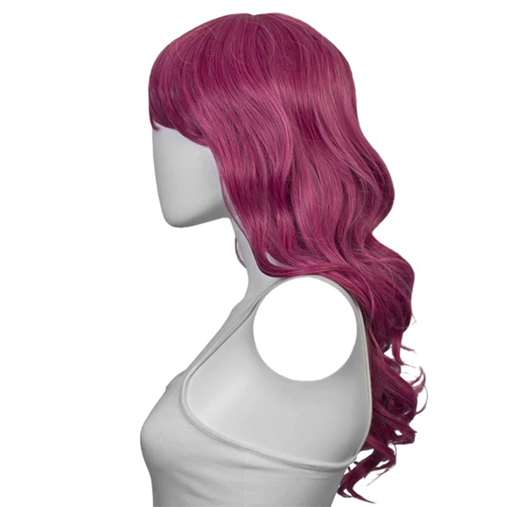 Epic Cosplay Hestia Wig Raspberry Pink Mix Side View