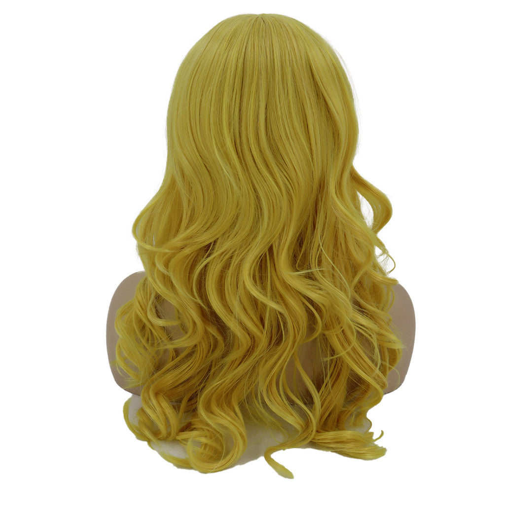 Epic Cosplay Hestia Wig Rich Butterscotch Blond Back View Woman