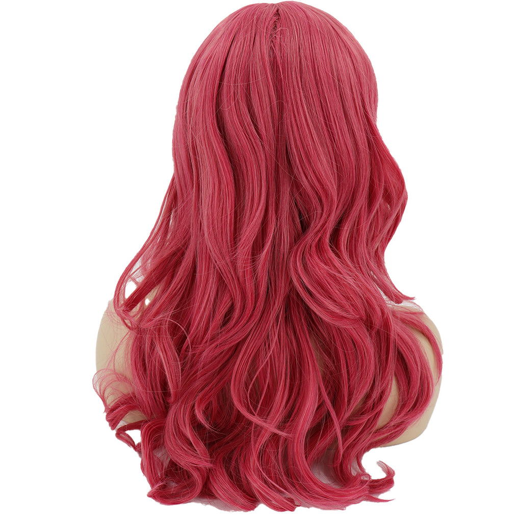 Epic Cosplay Hestia Wig Sky Magenta Back View Woman