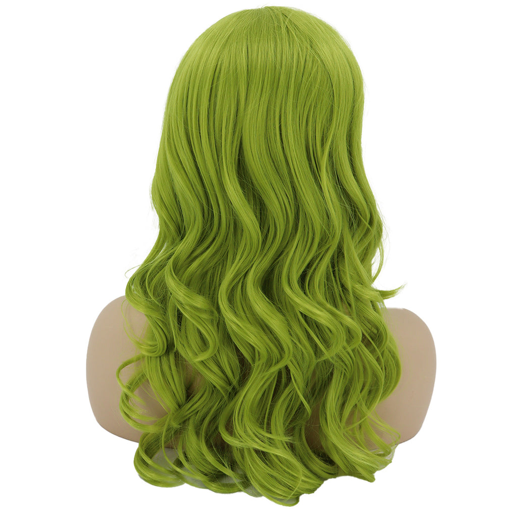 Epic Cosplay Hestia Wig Tea Green Back View Woman