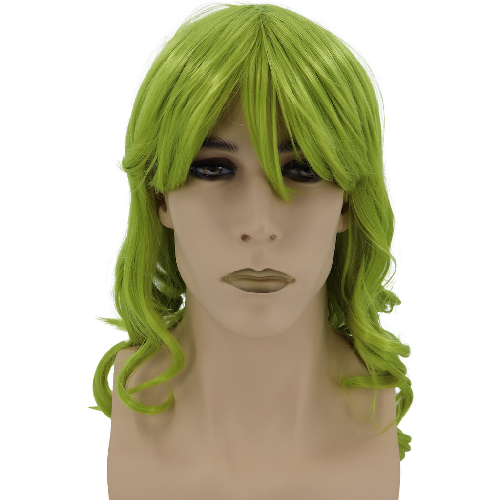 Epic Cosplay Hestia Wig Tea Green Front View Man