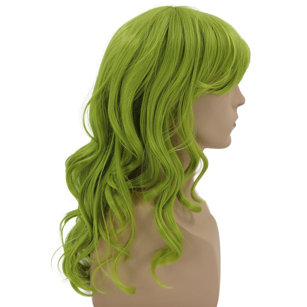 Epic Cosplay Hestia Wig Tea Green Side View Man