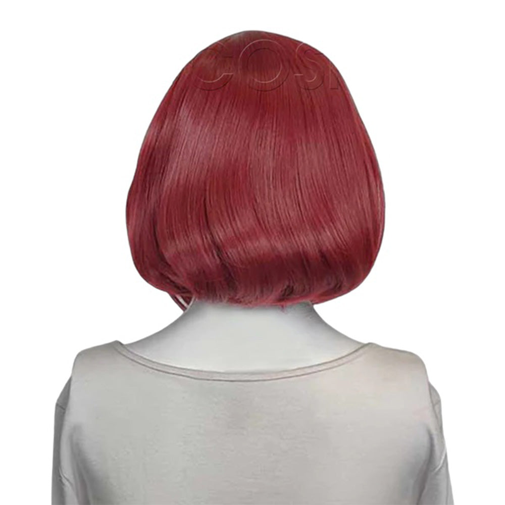 Epic Cosplay Selene Wig Burgundy Red Back View