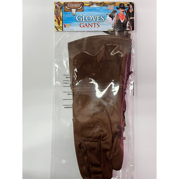 Forum Cowboy Fringe Gloves Brown