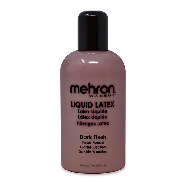 Mehron Liquid Latex Size 4.5 ounce color dark flesh
