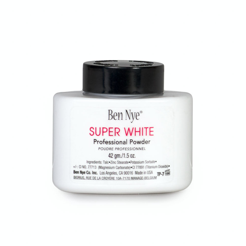 Ben Nye Face Powder Color Super White Size 1.5 ounce