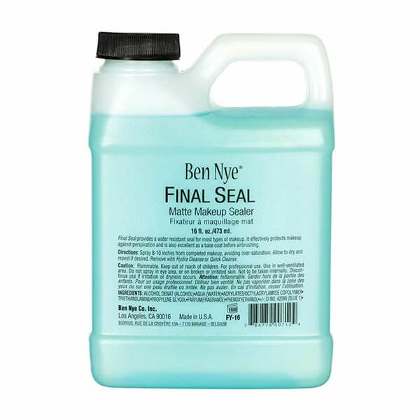 Bison Bundles Ben Nye Final Seal Setting Makeup Matte Face Spray Bundle  With Two 1oz Bottles - Professional Grade Cosmetics For Theatrical Paint Or