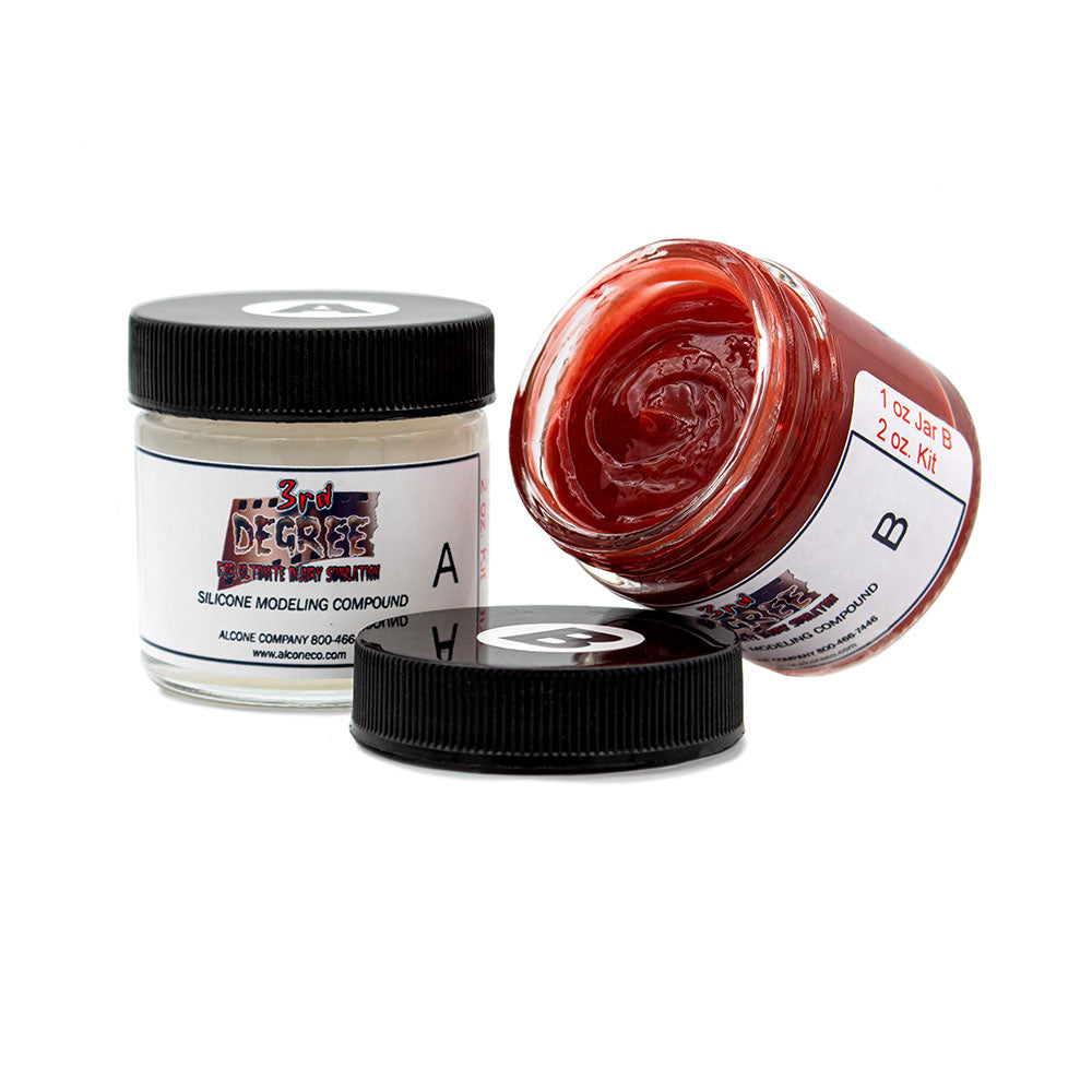 3rd Degree Silicone Modeling Compound Color Blood Red Size 2 ounce