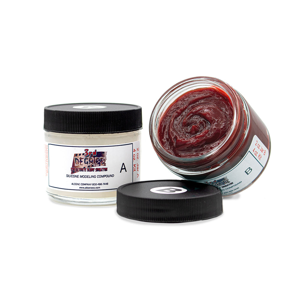 3rd Degree Silicone Modeling Compound Color Blood Red Size 4 ounce