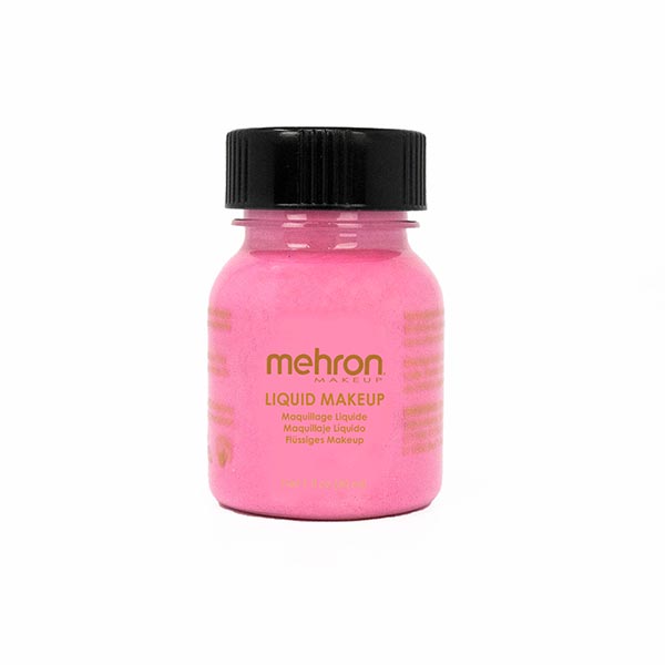 Mehron Liquid Makeup Size 1 ounce color pink