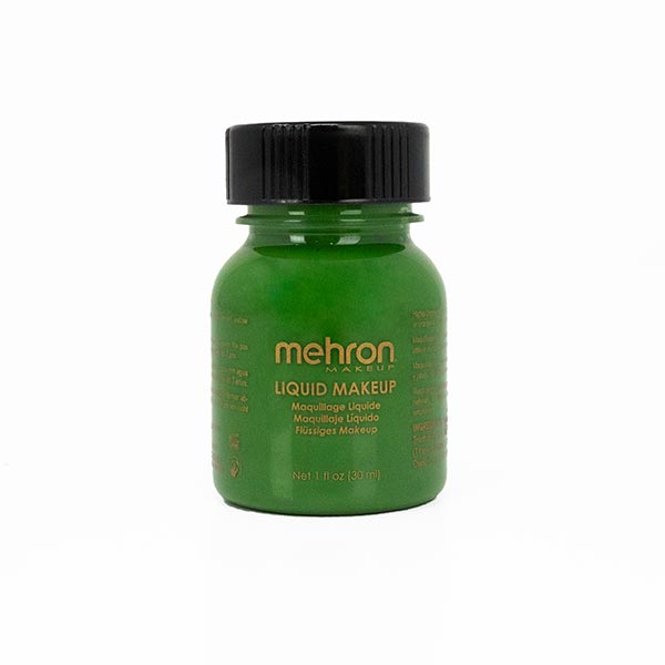 Mehron Liquid Makeup Size 1 ounce color green