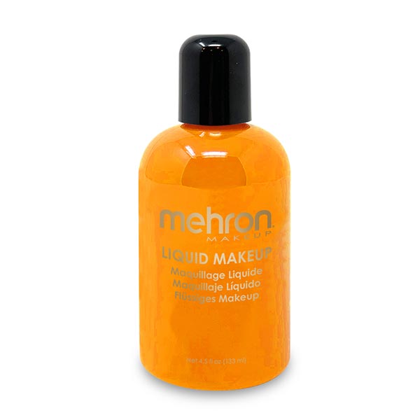 Mehron Liquid Makeup Size 4.5 ounce color orange