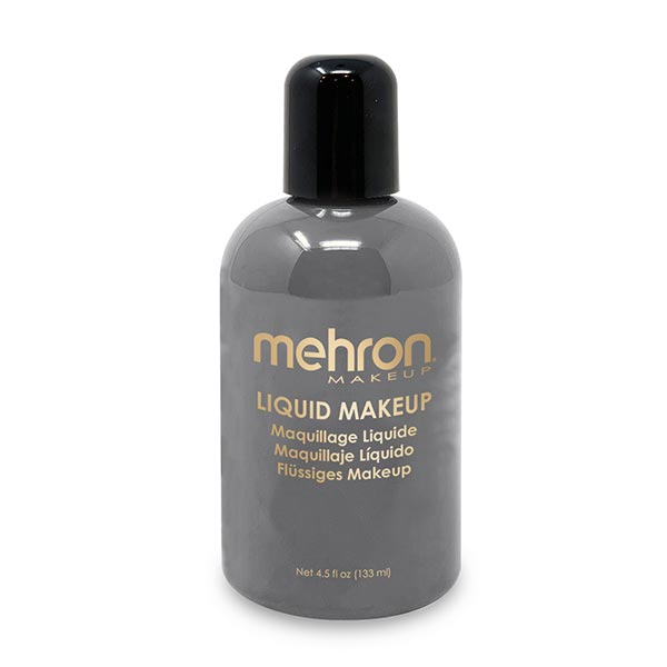 Mehron Liquid Makeup Size 4.5 ounce color monster grey