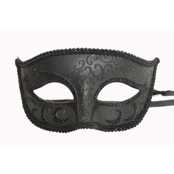 KBW Eric Men's Masquerade Mask black