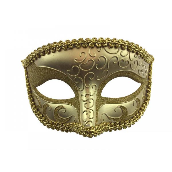 KBW Eric Men's Masquerade Mask gold