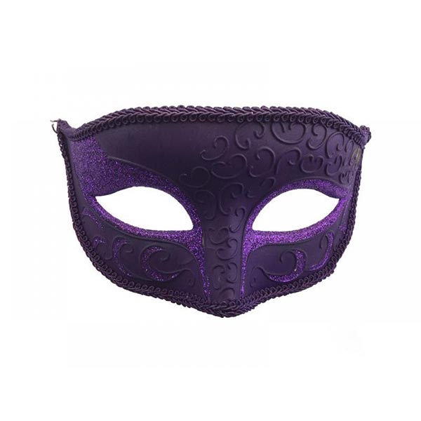 KBW Eric Men's Masquerade Mask purple
