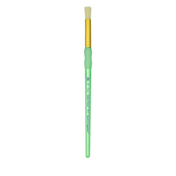 Royal Brush Crafter's Choice White Bristle Standard Stencil Brush Size: 3/8"