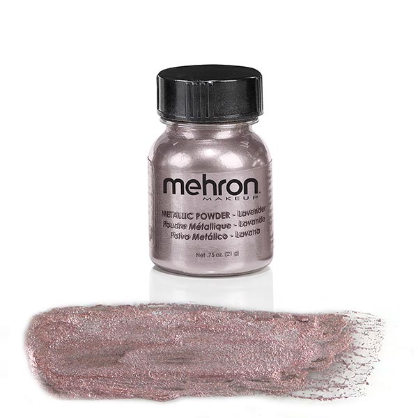 Mehron Metallic Powder size 1 ounce color lavender