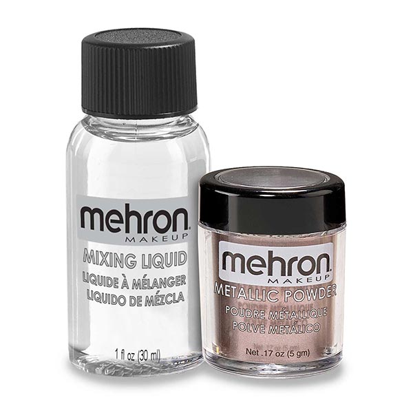 Mehron Metallic Powder with mixing liquid color lavender