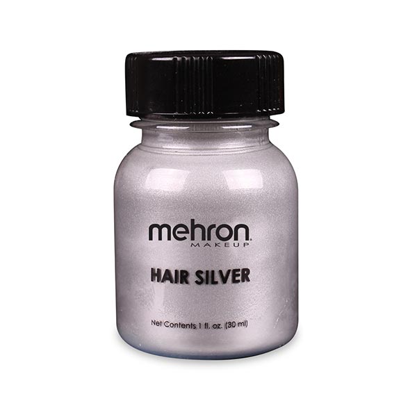 Mehron Hair White & Hair Silver Color Silver Size 1 ounce