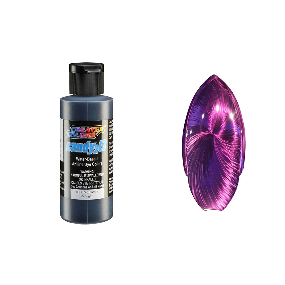 Createx Colors Candy2o Airbrush Aniline Dye Color Deep Purple