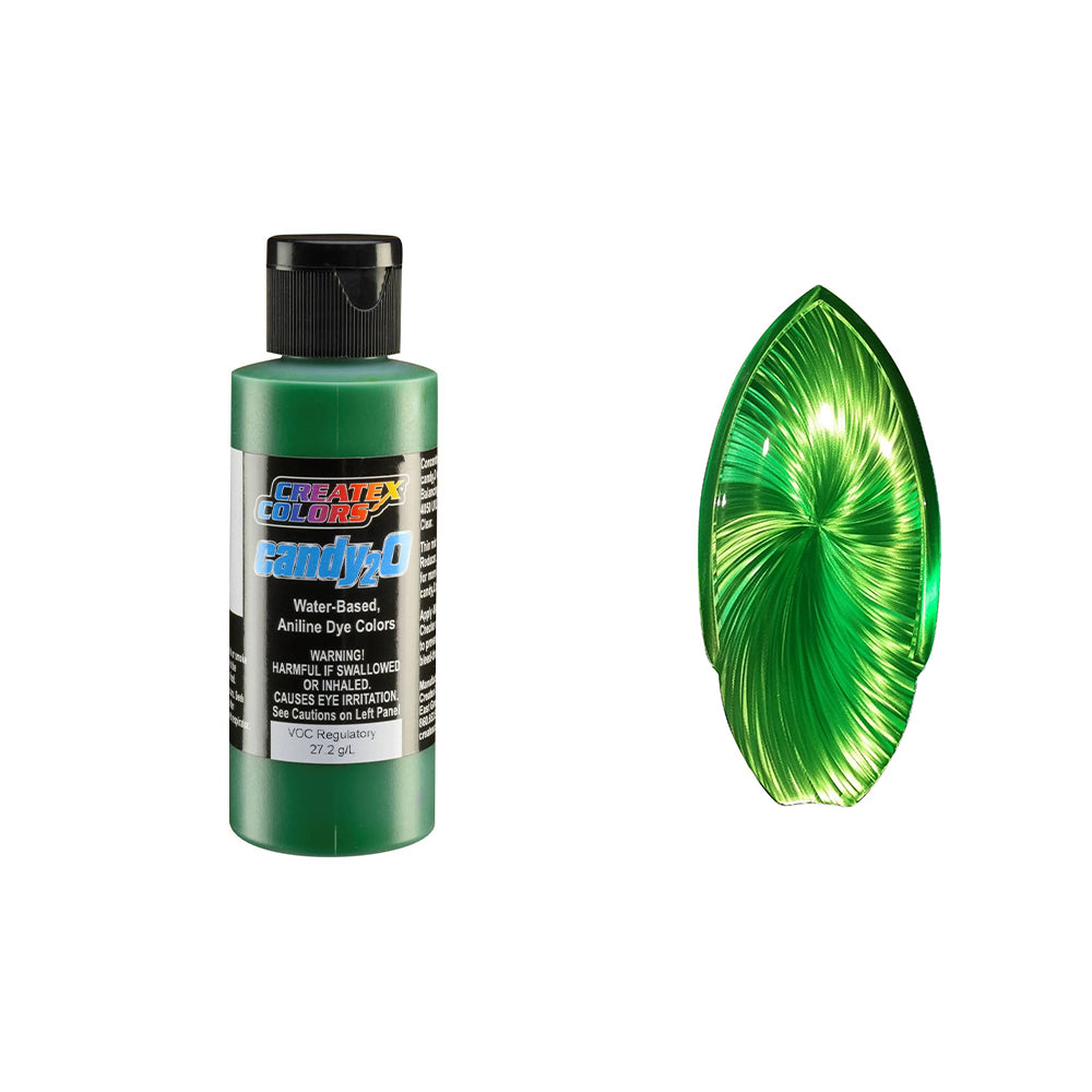 Createx Colors Candy2o Airbrush Aniline Dye Color Poison Green