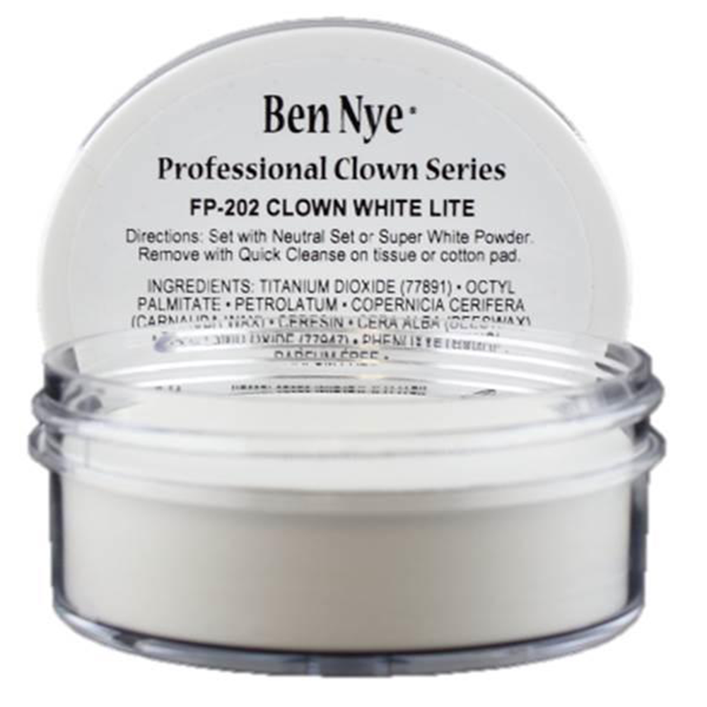 Ben Nye Clown White Lite Size 2.5 ounce