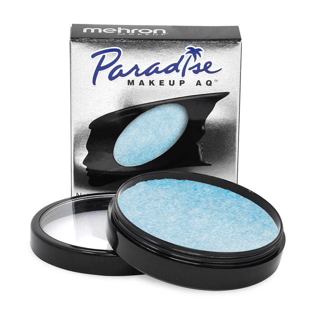 Mehron Paradise AQ Paint Size 1.4 ounce Color Metallic Light Blue